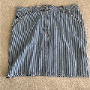 Lauren mini jean skirt